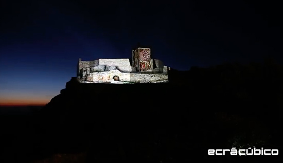 Video Mapping no Castelo de Marvão